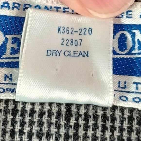 Pendleton 100% Wool Blazer Women’s 14 – Vintage USA – Herringbone Jacket - Picture 4 of 9